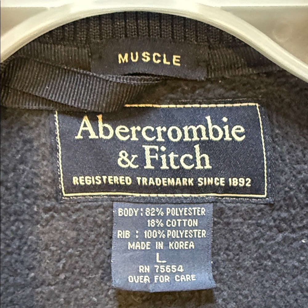 Abercrombie & Fitch Navy Performance Jacket - Picture 10 of 12
